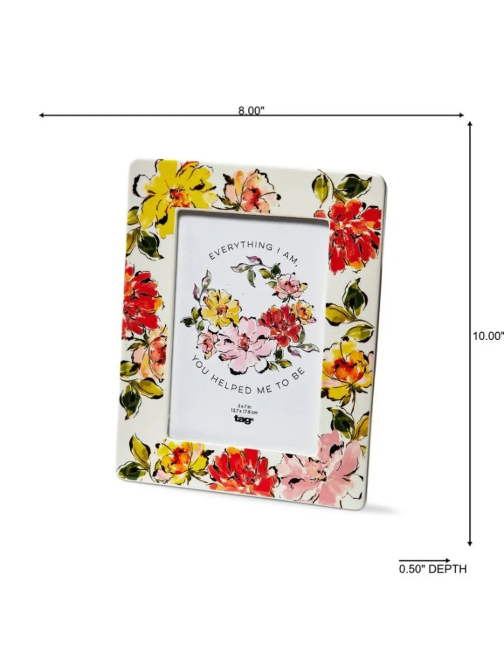 Stunniing floral picture frame
